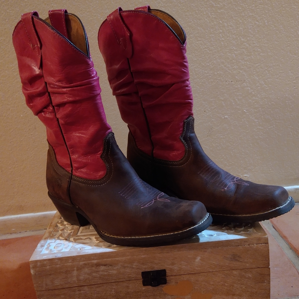 Caballo Dorado Cowgirl Boots Square Toe